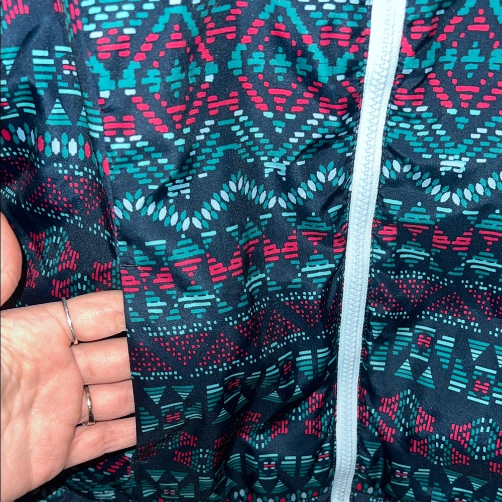 Patterned Girls Jacket - Multicolor Medium 7/8 - Picture 4 of 13